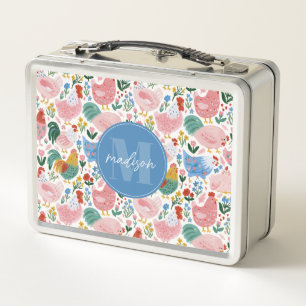 Grillige Kip Metalen Lunchbox