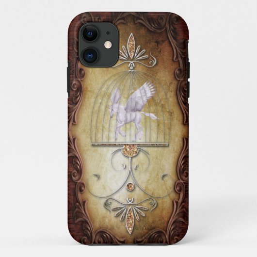 grillige kooi eenhoorn Case-Mate iPhone case (Achterkant)