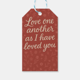 grillige krijtstijl typografie cadeaulabel