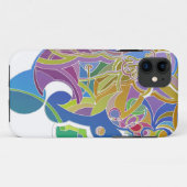 Grillige Kunst Case-Mate iPhone Case (Achterkant (horizontaal))