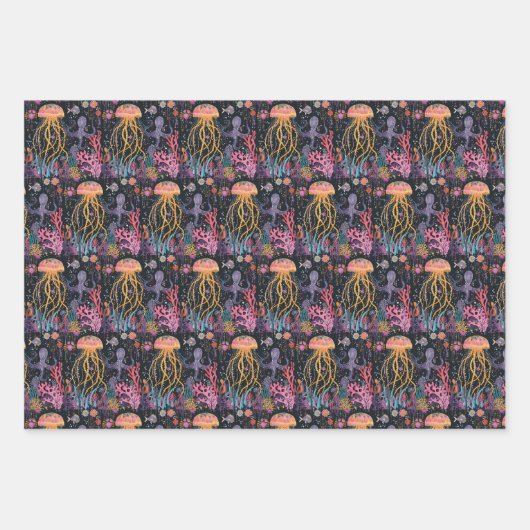 grillige kwal inpakpapier vel (Voorkant 2)