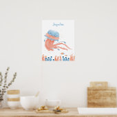 grillige kwal slaapliedje  poster (Keuken)