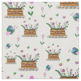 Grillige lentemanden van Bloemen Stof