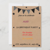 grillige libel verjaardagsuitnodiging kaart (Voorkant)