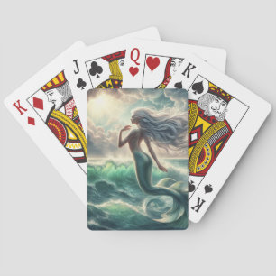 Grillige Meermin Pokerkaarten