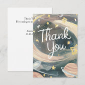 grillige mooie hemel hemels bedankkaart (Voorkant / Achterkant)