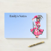 Grillige Nar en Poppenkoning  Post-it® Notes (Op bureau)