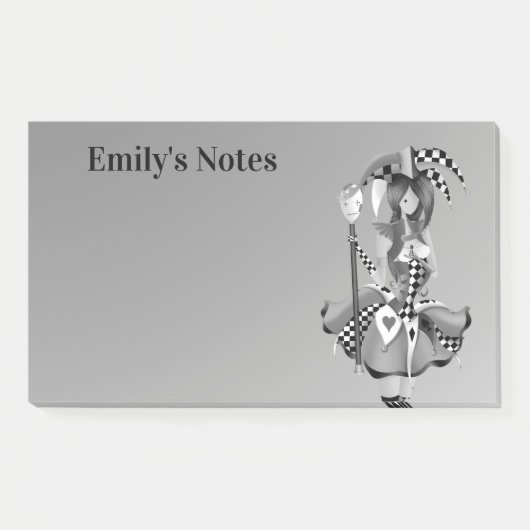 Grillige Nar en Poppenkoning Post-it® Notes (Voorkant)