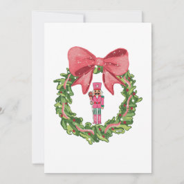 Grillige Notenkraker Kerstkrans Kaart