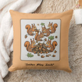 "grillige Nutty Squirrel Activity" Kussen (Deken)