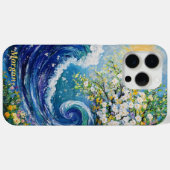 grillige oceaangolf | impressionisme schilderij Case-Mate iPhone case (Achterkant (horizontaal))