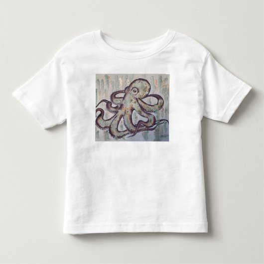 Grillige Octopus Kinder Shirts (Voorkant)