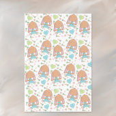 grillige paaswrapping paper flat sheet