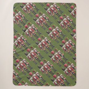 Grillige Patchwork Kerst Notenkraker Trio Sherpa Deken