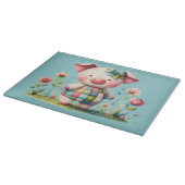 Grillige Patchwork Varken in Bloementuin Snijplank (Hoek)