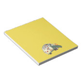 Grillige pompoenrit notitieblok (Schuin)