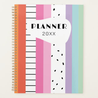 Grillige Pop Strepen Planner