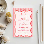 grillige retro border 16e verjaardag kaart