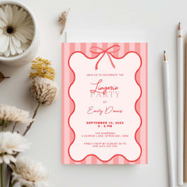 Grillige Retro Rand Ondergoed Feestje Kaart