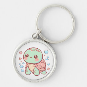grillige schildpad sleutelhanger
