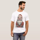 grillige sinterklaas Waterverf T-shirt (Voorkant volledig)