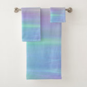 grillige slierten | Holo Fairy Pastel Regenboog Om Bad Handdoek (Insitu)