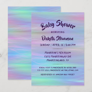 grillige slierten   Holo Fairy Pastel regenboogdou Kaart