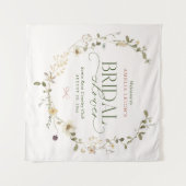 Grillige Sprookjestuin & Strikken Bruidsfeestje Wandkleed (Voorkant (horizontaal))