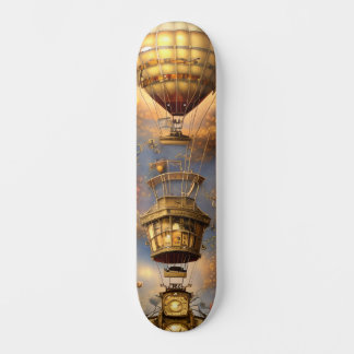 grillige steampunk heteluchtballon skateboard