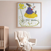 grillige Storybook bruiloft in het bos Poster