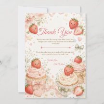 Grillige Strawberry Baby Shower