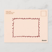 Grillige Thanksgiving Vriendendag Dinner Custom Briefkaart (Achterkant)