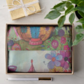 GRILLIGE THEE CUP HUIS DECOUPAGE TISSUEPAPIER (Geschenk)