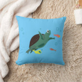 Grillige Tropische Vissen Oceaan Kunst Kussen (Deken)