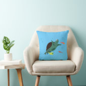 Grillige Tropische Vissen Oceaan Kunst Kussen (Stoel)