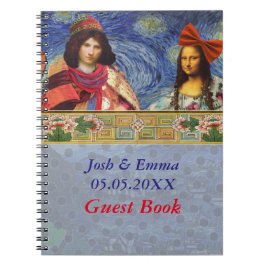 Grillige Trouwboek Mona Lisa Gastengastboek Notitieboek