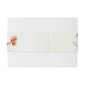 grillige tuin wilde bloem zomer bruiloft uitnodigingen wikkel (Achterkant Voorbeeld)