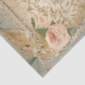 grillige Victoriaans Rozen tissue paper Tissuepapier (Detail)