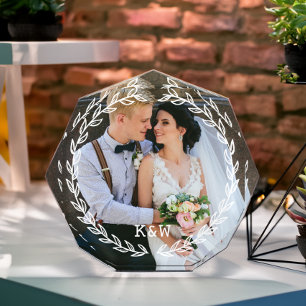 Grillige Vintage Frame Monogram Fotoblokken