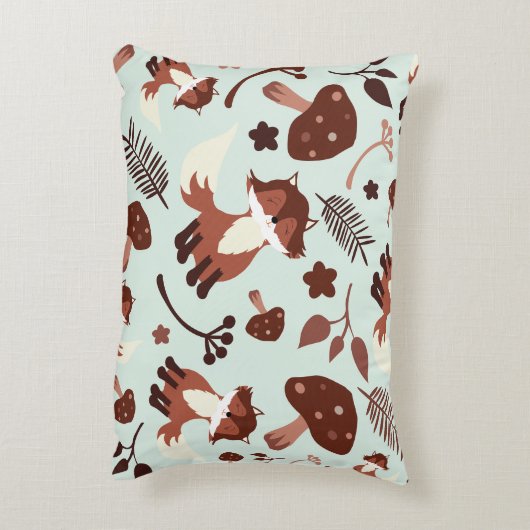 Grillige Vos  Accent Kussen (Achterkant (Verticaal))