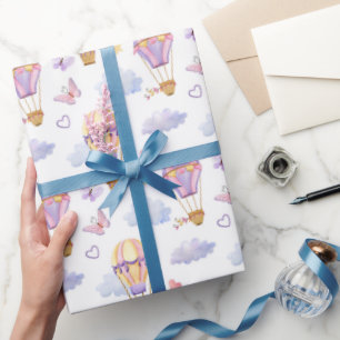 Grillige Waterverf Ballon  Cadeaupapier