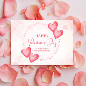 Grillige Waterverf Harten Feestdagenkaart