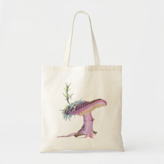 Grillige Waterverf Paddenstoel Tote Bag