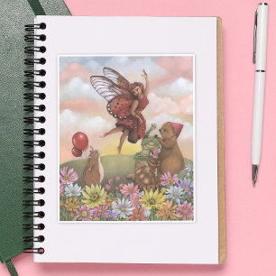 Grillige Wilde Bloemen Fee Afscheid aan de Dieren Sticker