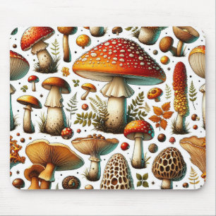 Grillige Wilde Paddenstoelen Muismat
