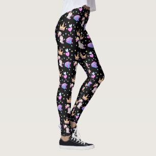 grillige zeemeermin regenboog zee verjaardagsfeest leggings