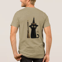 Grillige Zwarte Kat Gelukkig Halloween