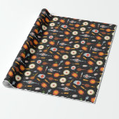 Grillin' and Chillin' Pattern Cadeaupapier (Uitgerold)