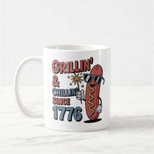 Grillin’ & Chillin’ 4 juillet Mug
