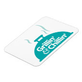 Grillin' & Chillin' Magneet (Linkerzijde)